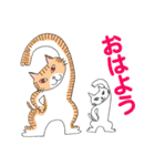 【毎日使う編】猫だらけ with レモコ（個別スタンプ：1）