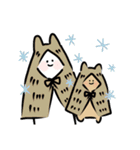 ポメのそらと白犬あさひ〜winter〜（個別スタンプ：2）