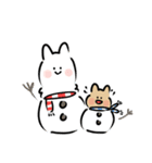 ポメのそらと白犬あさひ〜winter〜（個別スタンプ：8）