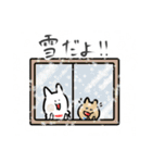 ポメのそらと白犬あさひ〜winter〜（個別スタンプ：11）