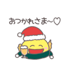 普段使いOK◎ゆるかわクリスマスなスタンプ（個別スタンプ：15）