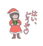 普段使いOK◎ゆるかわクリスマスなスタンプ（個別スタンプ：16）