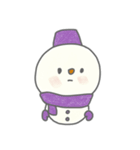 雪だるまぬりえ（個別スタンプ：23）