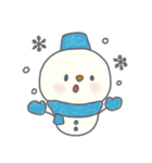 雪だるまぬりえ（個別スタンプ：24）