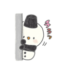 雪だるまぬりえ（個別スタンプ：29）