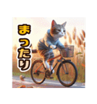 にゃんこロードバイク2（個別スタンプ：35）