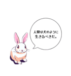思想強めのうさぎさん（個別スタンプ：8）