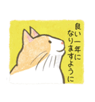 猫の年末年始とクリスマススタンプ（再販）（個別スタンプ：14）