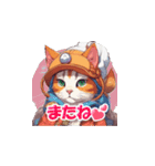 Cute Critters in Hats（個別スタンプ：6）