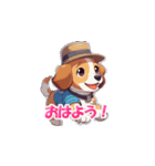 Cute Critters in Hats（個別スタンプ：11）