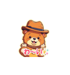 Cute Critters in Hats（個別スタンプ：14）