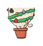 まんじゅう猫-クリスマス（個別スタンプ：4）