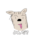 たかたか作メモ帳で描いた犬（個別スタンプ：5）
