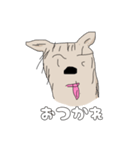 たかたか作メモ帳で描いた犬（個別スタンプ：6）