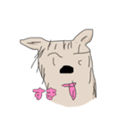 たかたか作メモ帳で描いた犬（個別スタンプ：8）