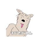たかたか作メモ帳で描いた犬（個別スタンプ：11）