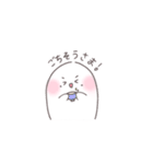 しろゆびくん②（個別スタンプ：6）