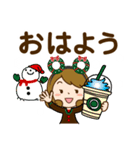 クリスマス♡カチューシャ主婦【デカ文字】（個別スタンプ：3）