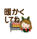 クリスマス♡カチューシャ主婦【デカ文字】（個別スタンプ：19）
