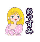 可愛い女達です（個別スタンプ：24）