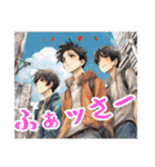 イケメンの反応とムダな使い方（個別スタンプ：16）