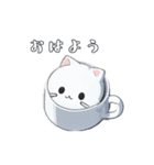 かわいいねこカフェ 01（個別スタンプ：5）