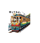 各地の観光列車 電車 蒸気機関車（個別スタンプ：23）