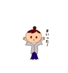 無表情で訴える（個別スタンプ：4）
