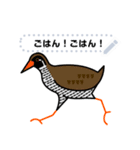 野鳥のメッセージスタンプ - トリまめ5（個別スタンプ：4）