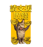 猫の新年の楽しみ超面白い春祭り 2（個別スタンプ：25）