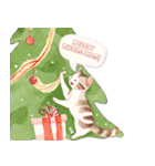 猫と一緒にメリークリスマス！（個別スタンプ：2）