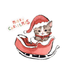 猫と一緒にメリークリスマス！（個別スタンプ：6）