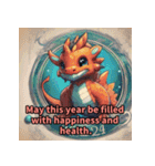 happyNewyear2024 POKEdragon（個別スタンプ：11）