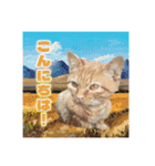 ひろねこCat and Talkの愉快な仲間たち（個別スタンプ：3）