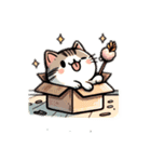 かわゆい猫ちゃんスタンプ（個別スタンプ：1）