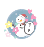 かわちい雪だるまスタンプ（個別スタンプ：12）