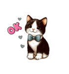 猫のイラスト Cute cat（個別スタンプ：2）