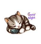 猫のイラスト Cute cat（個別スタンプ：5）