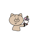 ゆるいぶー子3（個別スタンプ：15）