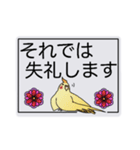 オカメインコのルっちゃん。ゆうゆう。（個別スタンプ：18）