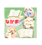 勉強モードのかわいい動物たち（個別スタンプ：3）