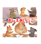 勉強モードのかわいい動物たち（個別スタンプ：20）