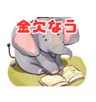 勉強モードのかわいい動物たち（個別スタンプ：35）