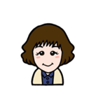 私の家族の似顔絵スタンプ（個別スタンプ：9）