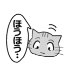 ひと言伝えるふきだしネコ 21（個別スタンプ：1）