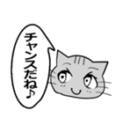 ひと言伝えるふきだしネコ 21（個別スタンプ：4）