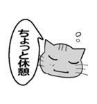 ひと言伝えるふきだしネコ 21（個別スタンプ：23）