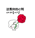 “ハヤンイ”(Korean, Chinese-Simplified)（個別スタンプ：14）