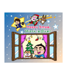 DJ サンタマン（個別スタンプ：8）