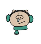 ゆるいぶー子4（個別スタンプ：1）